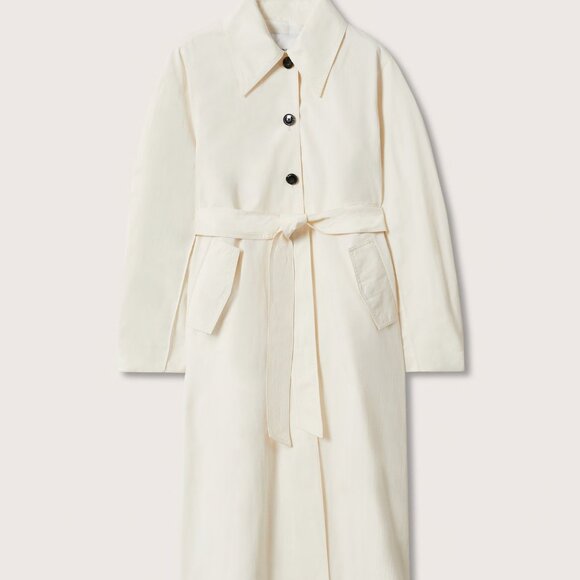 (nwt) MANGO Balloon-sleeve Trench Coat - Picture 3 of 3